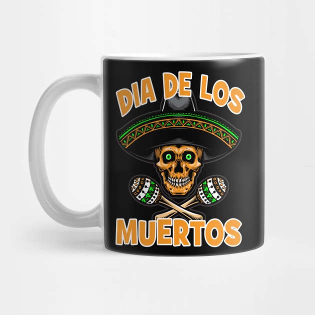 Dia de Los Muertos Day of the Dead Sugar Skull Design by FilsonDesigns